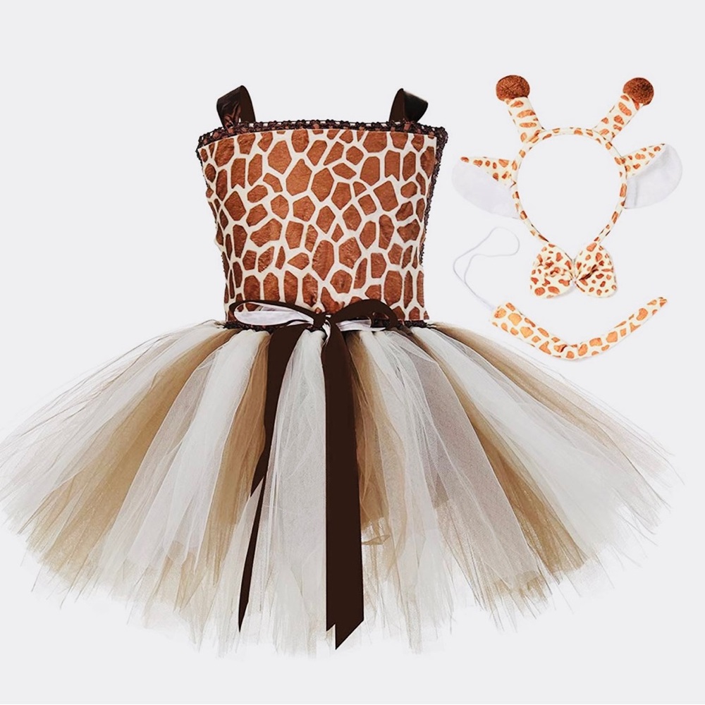 Giraffe Costume Tulle and Ribbon